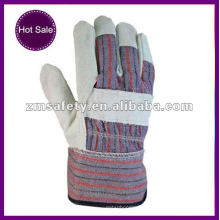 Cotton back safety rigger working gloves for hand protection ZMR109